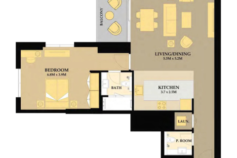 Maritime City, Dubai, BAE’de satılık daire 1 yatak odası, 74 m&sup2; No 689685 - fotoğraf 6