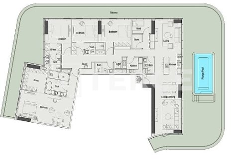 Apartamento para venda em Dubai, EAU 2 quartos, 126 m2 № 650544 - foto 28