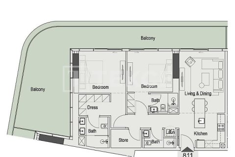 Apartamento para venda em Dubai, EAU 2 quartos, 126 m2 № 650544 - foto 25