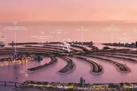 Vila v Palm Jebel Ali, Dubai, SAE 7 spální, 1250 m2 č. 669483 - Fotografia 16