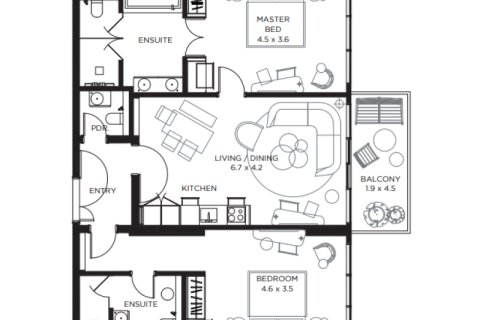 Apartament na sprzedaż w Palm Jumeirah, Dubai, ZEA 79 mkw., nr 689925 - zdjęcie 5