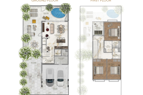 Купить таунхаус в Джумейра Гольф Эстейтс, Дубай, ОАЭ 3 спальни, 205м2, № 689923 - фото 6