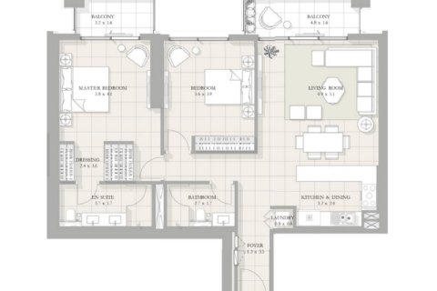 Apartament na sprzedaż w Bluewaters, Dubai, ZEA 1 sypialnia, 75 mkw., nr 689933 - zdjęcie 6