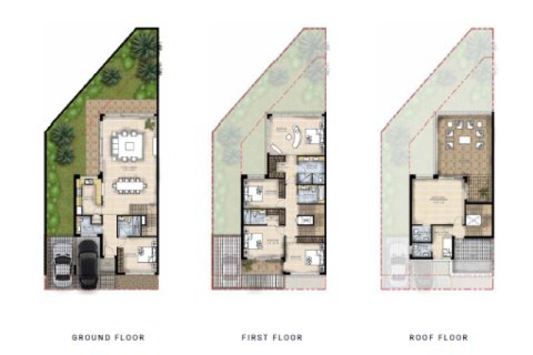 Townhouse til salg i DAMAC Hills (Akoya by DAMAC), Dubai, UAE 6 soveværelser, 386 kvm № 689928 - foto 10