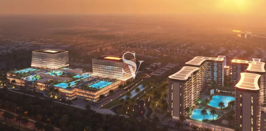 Apartmen di Damac Lagoons, Dubai, UAE 1 bilik tidur, 69 meter persegi № 707368