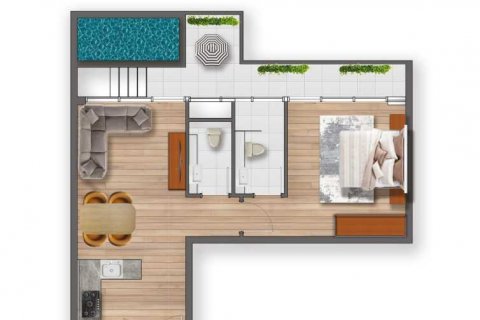 Appartement te koop in Dubai Studio City, Dubai, VAE 1 slaapkamer, 80 vr.m., nr 637218 - foto 4