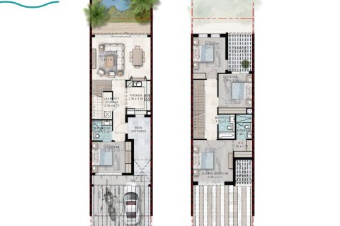 Városi lakóépület itt: Dubai, EAE, 4 hálószoba, 144 m², azonosító: 700032 - fénykép 14
