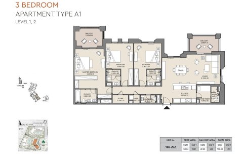 Apartment in JADEEL in Umm Suqeim, Dubai, UAE 1 bedroom, 69 sq.m. № 704903 - photo 9