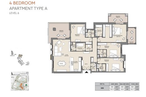 Apartment in JADEEL in Umm Suqeim, Dubai, UAE 1 bedroom, 69 sq.m. № 704903 - photo 10