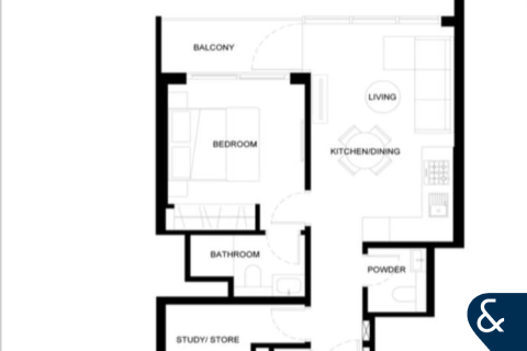 Пәтер SOBHA ORBIS, Motor City, Дубай, БАӘ-да 1 жатын бөлме, 57 м² № 671526 - фото 12