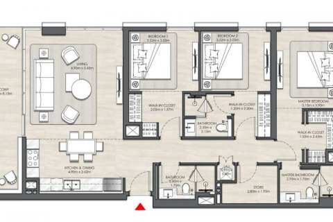 Apartment in Dubai Hills Estate, UAE 3 bedrooms, 155 sq.m. № 636953 - photo 4