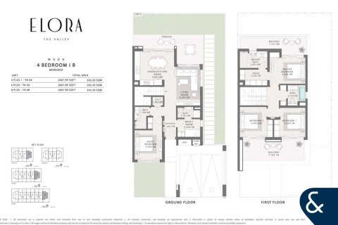 Huvila The Valley, Dubai, Arabiemiraatit 4 makuuhuonetta, 242 m2 № 697906 - kuva 15