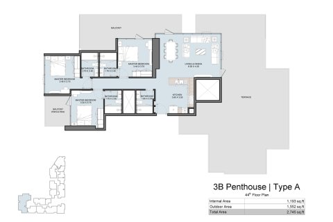 Apartament na sprzedaż w Al Reem Island, Abu Dhabi, ZEA 1 sypialnia, 53 mkw., nr 728619 - zdjęcie 10