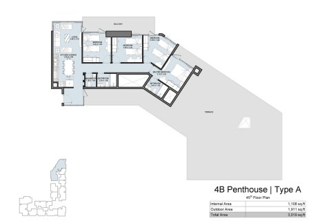 Apartament na sprzedaż w Al Reem Island, Abu Dhabi, ZEA 1 sypialnia, 53 mkw., nr 728619 - zdjęcie 11