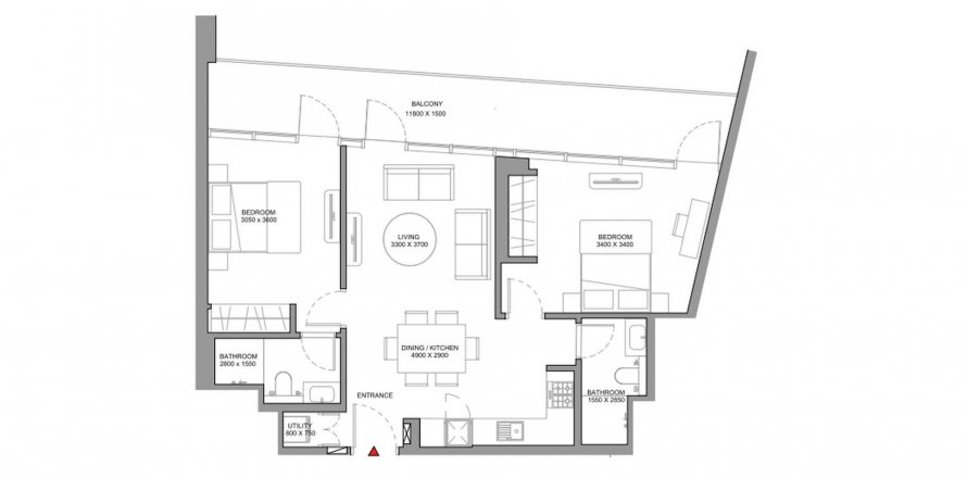 Byt v SOBHA ORBIS v Motor City, Dubai, SAE 2 ložnice, 93.18 m² Č.: 535566