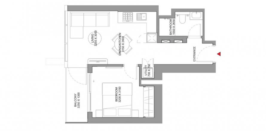 Byt v SOBHA ORBIS v Motor City, Dubai, SAE 1 ložnice, 50.38 m² Č.: 430308
