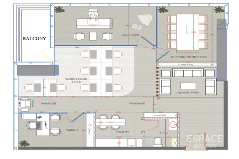 Oficiu de închiriat în Jumeirah Lake Towers, Dubai, EAU 116 mp. №661220 - poză 11