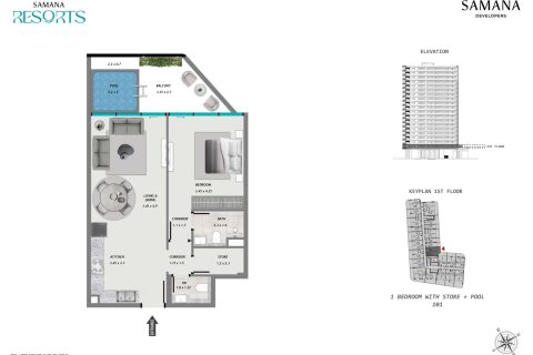 Apartamento en venta en Dubai Production City (IMPZ), Dubai, EAU 1 habitación, 41 m2 № 728459 - foto 16