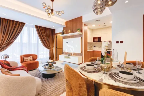 Квартира в Nadd Al Hammar, Дубай, ОАЭ 2 спальни, 98м2 № 709524