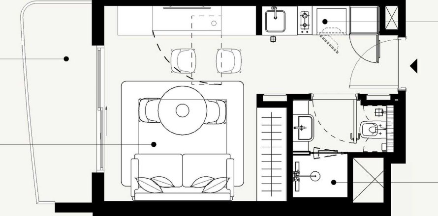 Apartamento en Al Jaddaf, Dubai, EAU 1 habitación, 31.19 m² № 634020