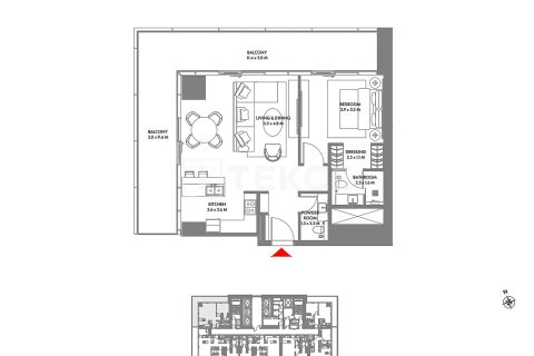 Διαμέρισμα σε Dubai Harbour, ΗΑΕ 4 υπνοδωμάτια, 368 τ.μ. Αρ. 699561 - φωτογραφία 18