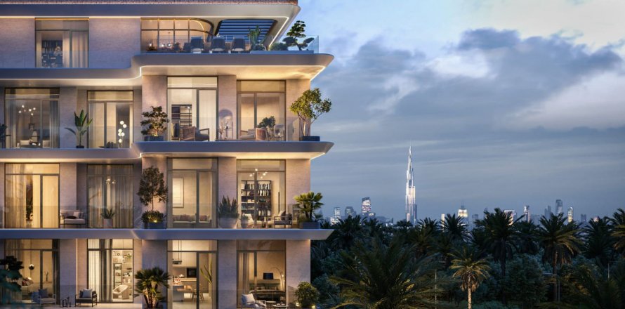 Apartmen di Meydan, Dubai, UAE 1 bilik tidur, 64 meter persegi № 638524