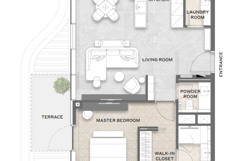 Dubai, BAE’de satılık daire 1 yatak odası, 76 m&sup2; No 689674 - fotoğraf 4