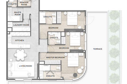 Dubai, BAE’de satılık daire 1 yatak odası, 76 m&sup2; No 689674 - fotoğraf 6