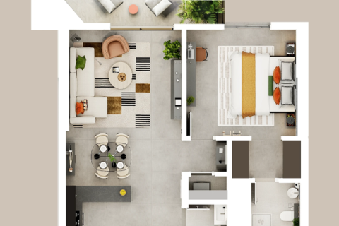 Dubai Land, Dubai, BAE’de satılık daire 1 yatak odası, 83 m&sup2; No 689678 - fotoğraf 14