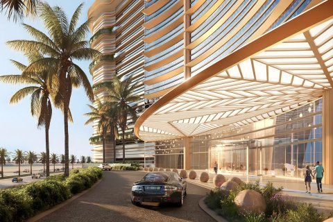 Apartmen di Karl Lagerfeld Beach Residences di Al Marjan Island, Ras Al Khaimah, UAE 2 bilik tidur, 122.26 meter persegi № 700590