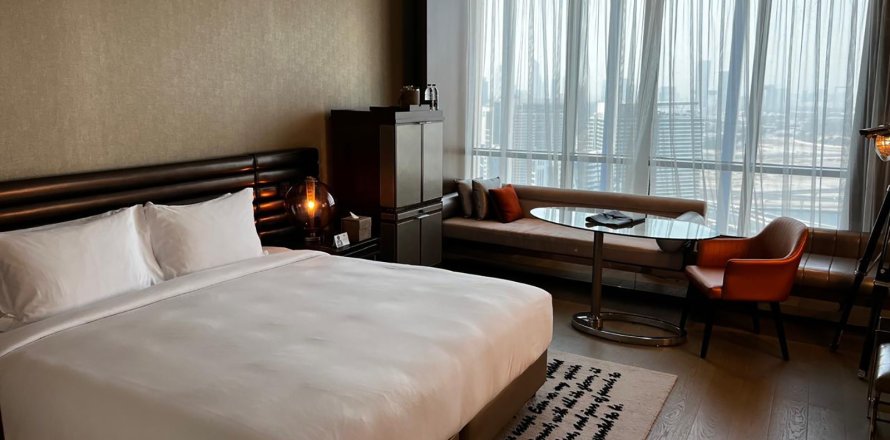 Апартаменты в отеле в Бизнес-Бэй, Дубай, ОАЭ 1 комната, 44.7096м2 № 688462