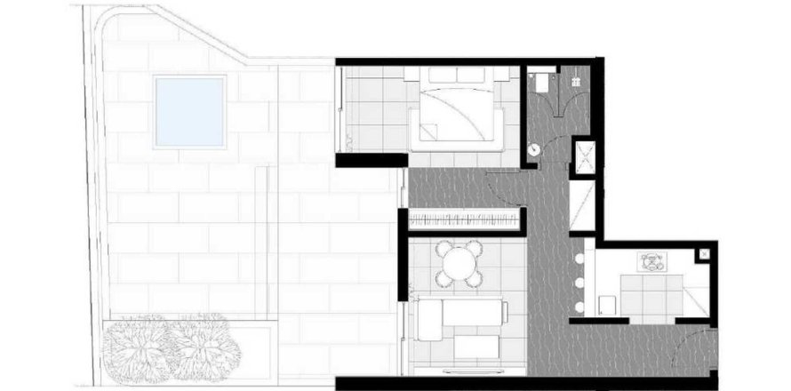 شقة في دبي 1 غرفة نوم ، 122.84 متر مربع . ر قم 660598
