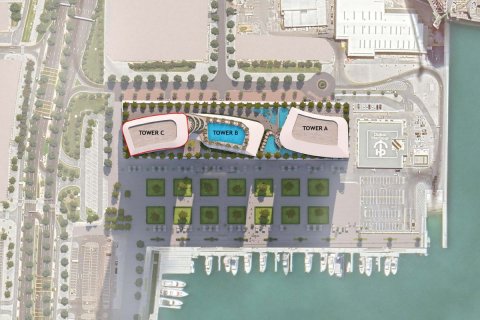 阿联酋 Dubai Dubai Harbour 待售 : 1 卧, 79 平方米 , 编号634837 - 照片 9