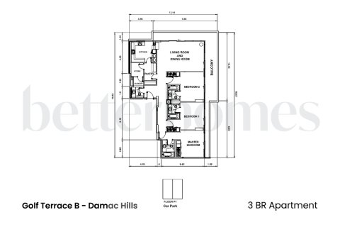 Lakás itt: DAMAC Hills (Akoya by DAMAC), Dubai, EAE, 3 hálószoba, 189.81 m², azonosító: 748889 - fénykép 21