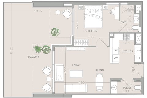Dzīvoklis Jumeirah Village Triangle, Dubaijā, AAE 1 istaba, 66 m2 Nr. 730780 - attēls 23