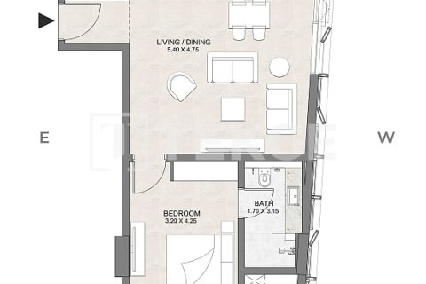 Byt v Dubai, SAE 1 ložnice, 66 m² Č.: 714580 - fotografie 21