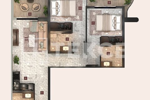 Byt v Dubai, SAE 2 ložnice, 76 m² Č.: 714577 - fotografie 14