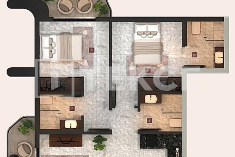 Byt v Dubai, SAE 2 ložnice, 76 m² Č.: 714577 - fotografie 12
