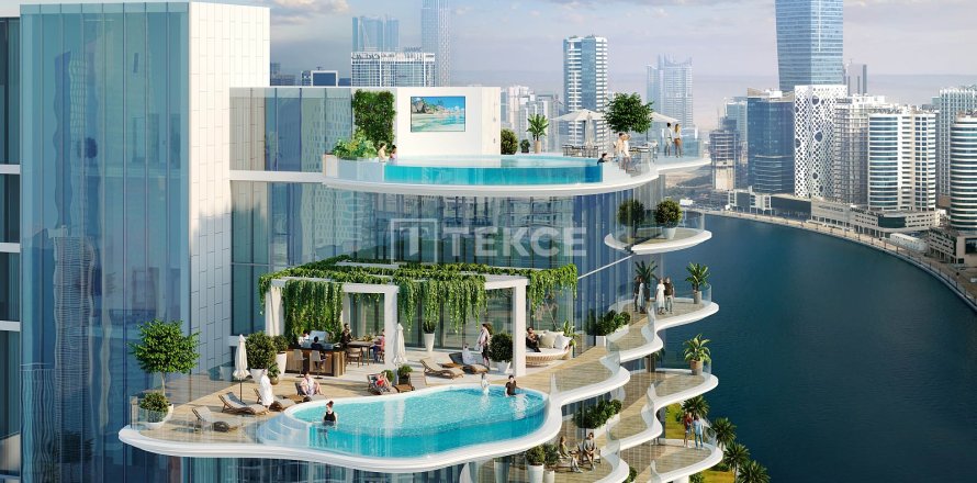 Bliźniak w Business Bay, Dubai, ZEA 4 sypialnie, 772 mkw. nr 754573