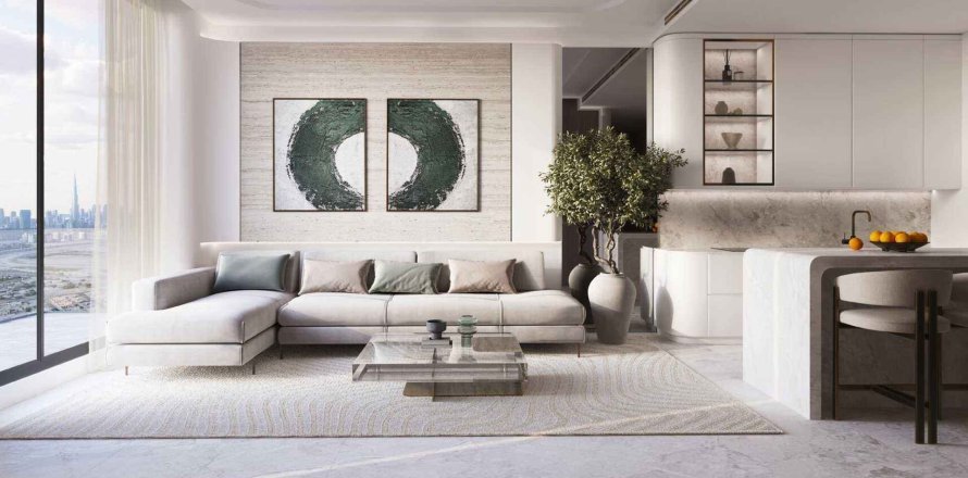 Apartemen di Binghatti Pinnacle di Al Jaddaf, Dubai, UEA 3 kamar tidur, 142 m2 nomor 680487