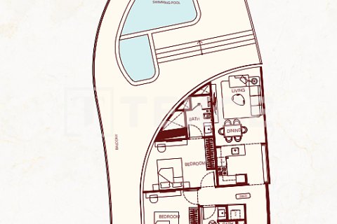 Müüa korter asukohaga Majan, Dubai, AÜE: 1 magamistoaga, 65 m² Nr 730766 - pilt 27