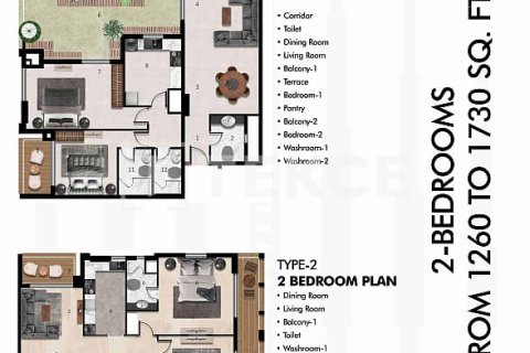 Dzīvoklis Al Warsan, Dubaijā, AAE 1 istaba, 64 m2 Nr. 730769 - attēls 14