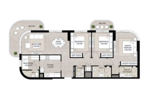 Apartament de vânzare în Town Square, Dubai, EAU 1 dormitor, 61 mp.  №728661 - poză 12