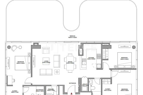 Umm Al Quwain, संयुक्त अरब अमीरात में अपार्टमेंट, 3 बेडरूम, 202 वर्ग मीटर, संख्या 679604 - फ़ोटो 13