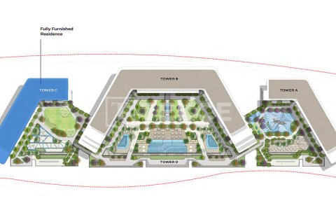 Пәтер Умм-эль-Кайвайн, БАӘ-да 1 жатын бөлме, 61 м² № 679602 - фото 12