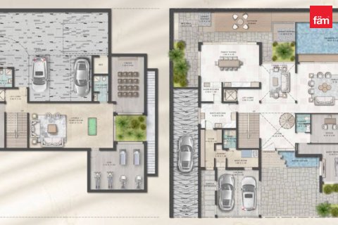 Vila di Dubai, UAE 6 bilik tidur, 700 meter persegi № 754829 - foto 15