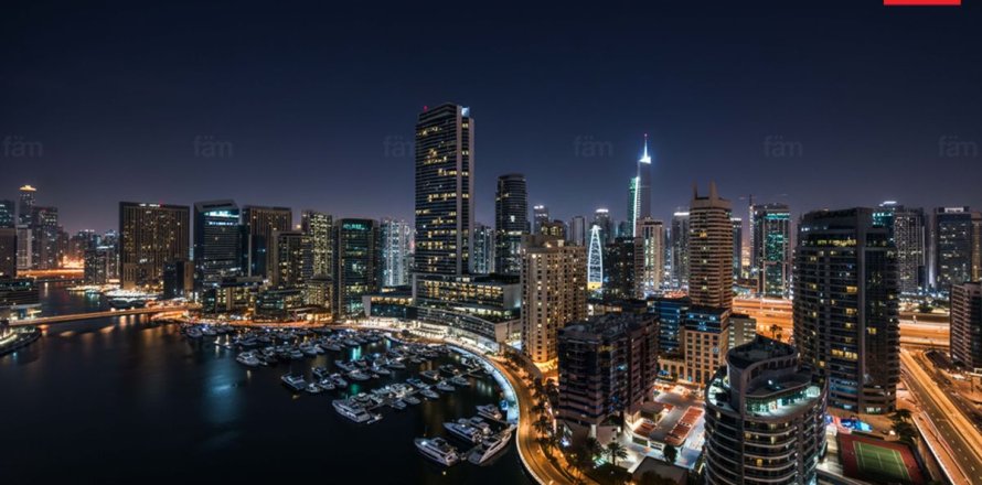 Apartment i Dubai Marina, Dubai, UAE 3 soveværelser, 116.7 kvm № 719091