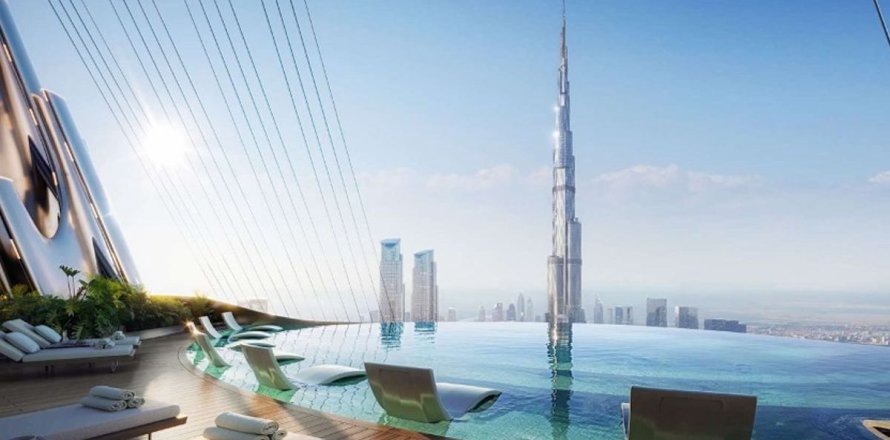 Huoneisto Downtown Dubai (Downtown Burj Dubai), Arabiemiraatit 3 makuuhuonetta, 136.1 m2 № 689179