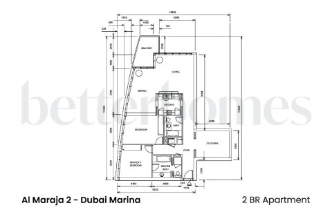 آپارتمان برای فروش در  Dubai Marina، Dubai، امارات متحده عربی  2 خوابه ، 146.69 متر مربع ، شماره 749057 - تصویر 15