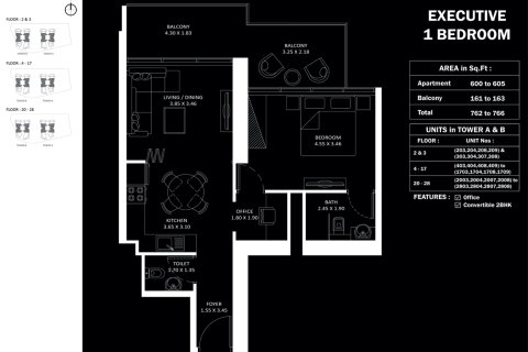 Leilighet til salgs i Jumeirah Village Circle, Dubai, Emiratene 1 rom, 36 kvm Nr. 728636 - Foto 11
